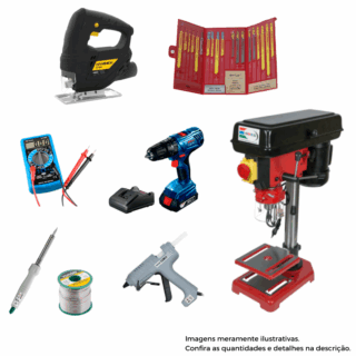 Kit Ferramentas Elétricas FTC