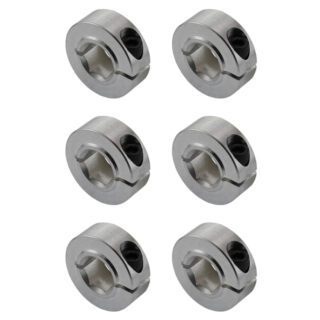 Kit de 6 Aneis de Fixação para Eixo Hex 0,5"