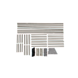 Conjunto de Eixos e Espaçadores hexagonais 5mm REV