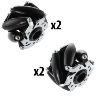 Conjunto de Rodas Mecanum 2,25"