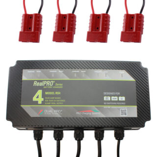Carregador de bateria RealPro 12V, 4 bancos, SB50