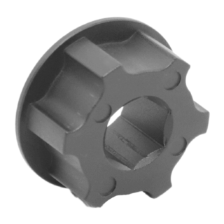 Tampa de Alumínio para Eixo MAXSpline, 0,5" Hexagonal, pacote com 2