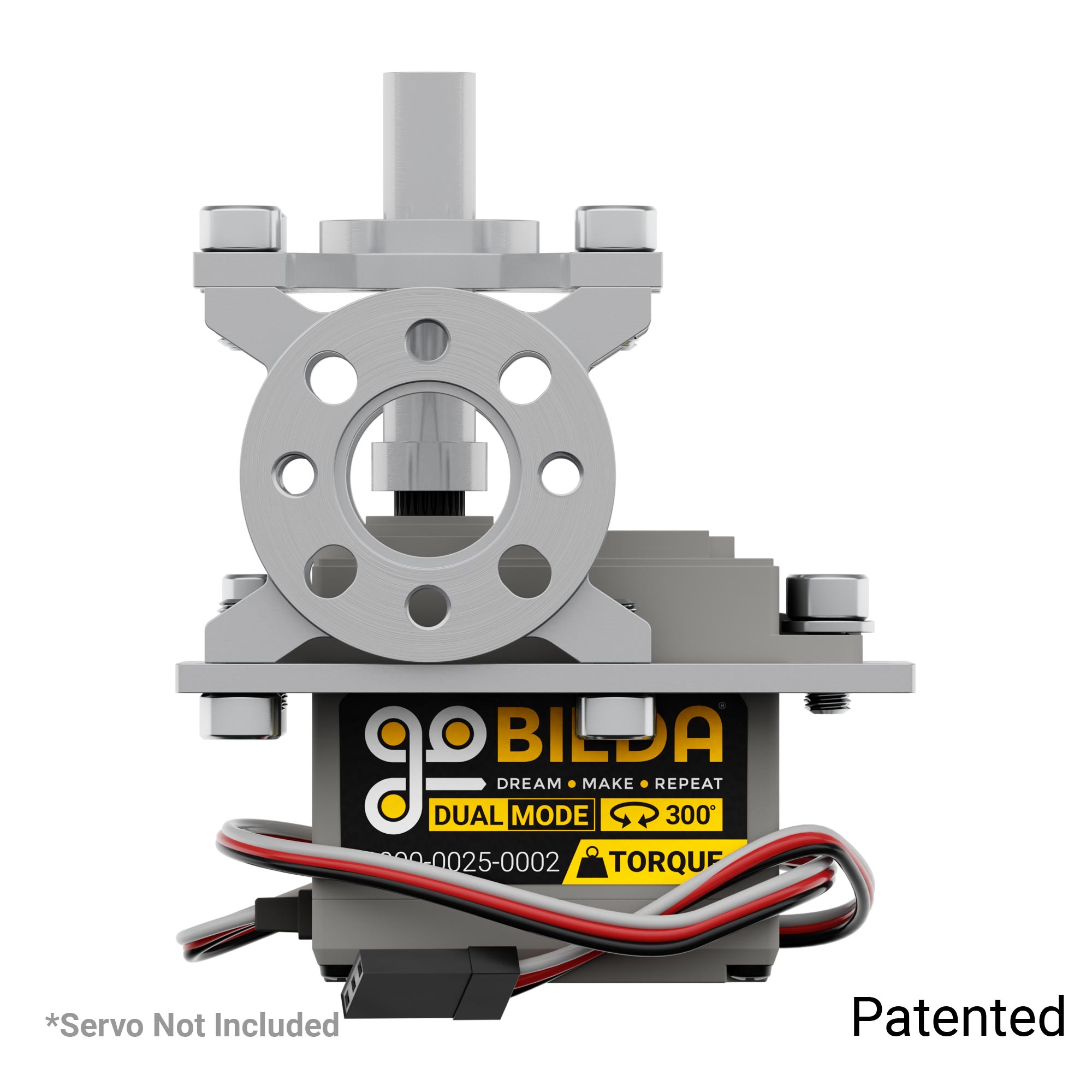 ServoBlock goBILDA (Tamanho padrão, 25 dentes, 8mm diâmetro externo) - Imagem 4