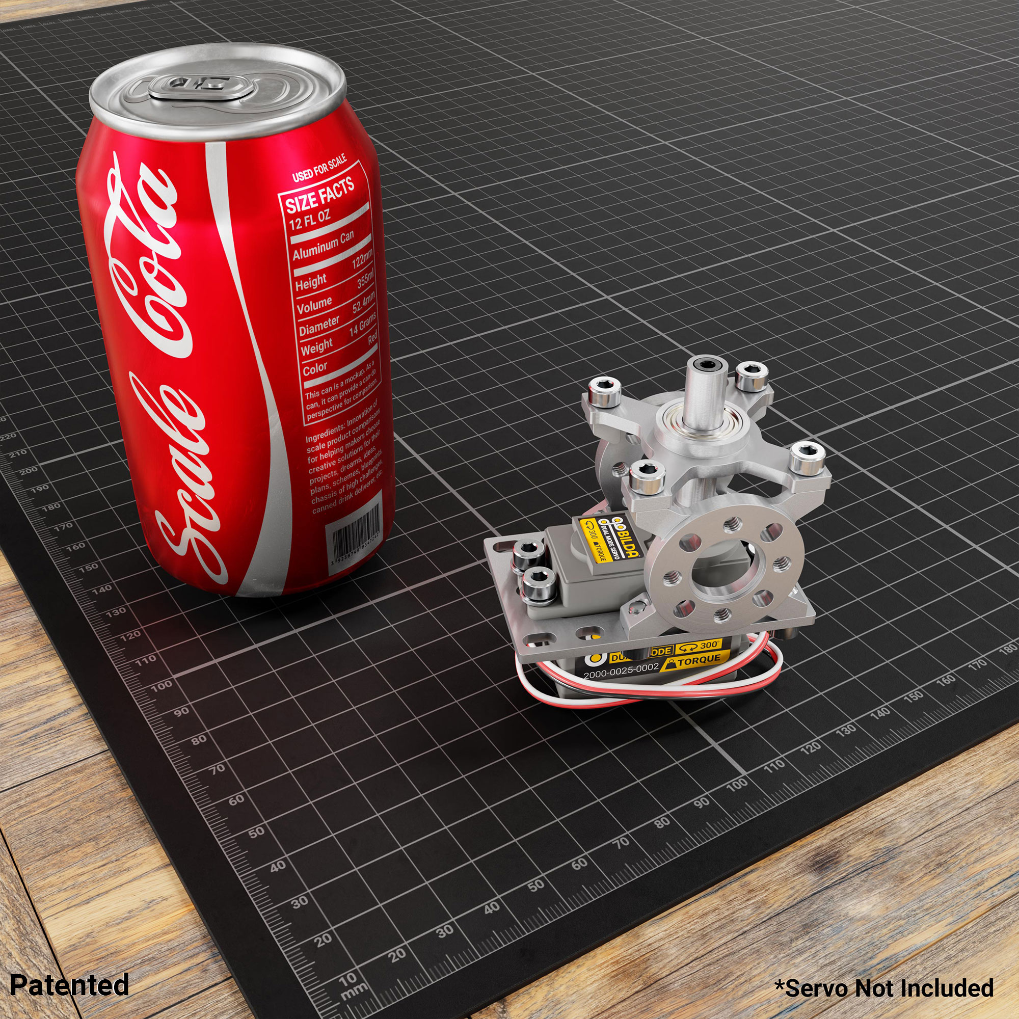 ServoBlock goBILDA (Tamanho padrão, 25 dentes, 8mm diâmetro externo) - Imagem 5