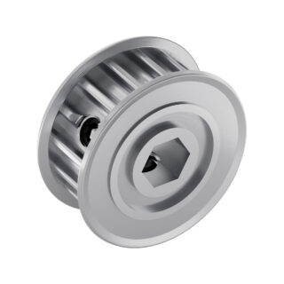 Polia HTD 5mm, eixo REX 8mm, 16 dentes