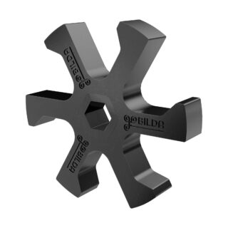 Roda flexível Boot-Wheel, diâmetro 48mm, eixo hexagonal 8mm, dureza 30A