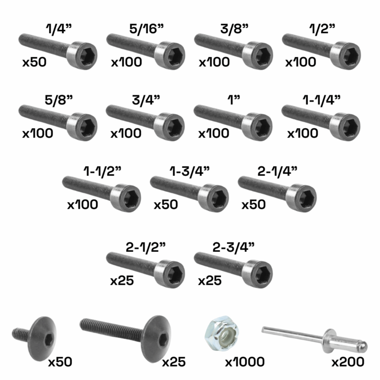 kit hardware ion cabeça cilindrica