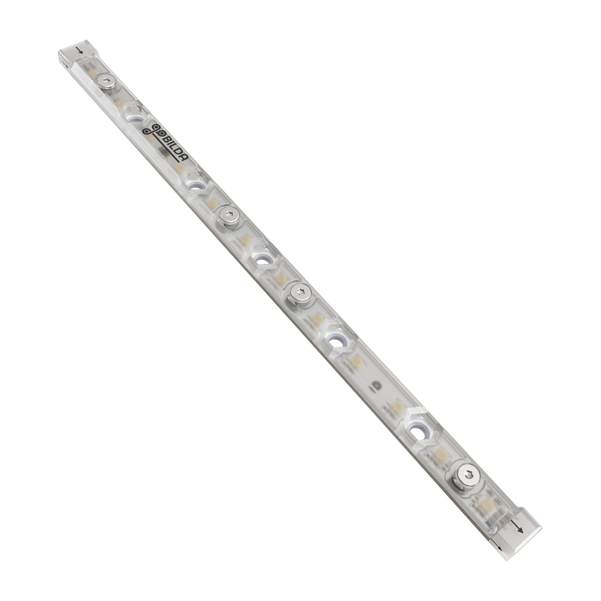 Fita LED RGB Prism goBILDA, 200mm, 12 LEDs, kit com 2