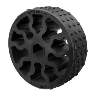 Roda flexível Gecko goBILDA, eixo REX 8mm, 48mm diâmetro