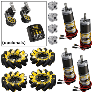 Kit Mecanum goBILDA DIY FTC